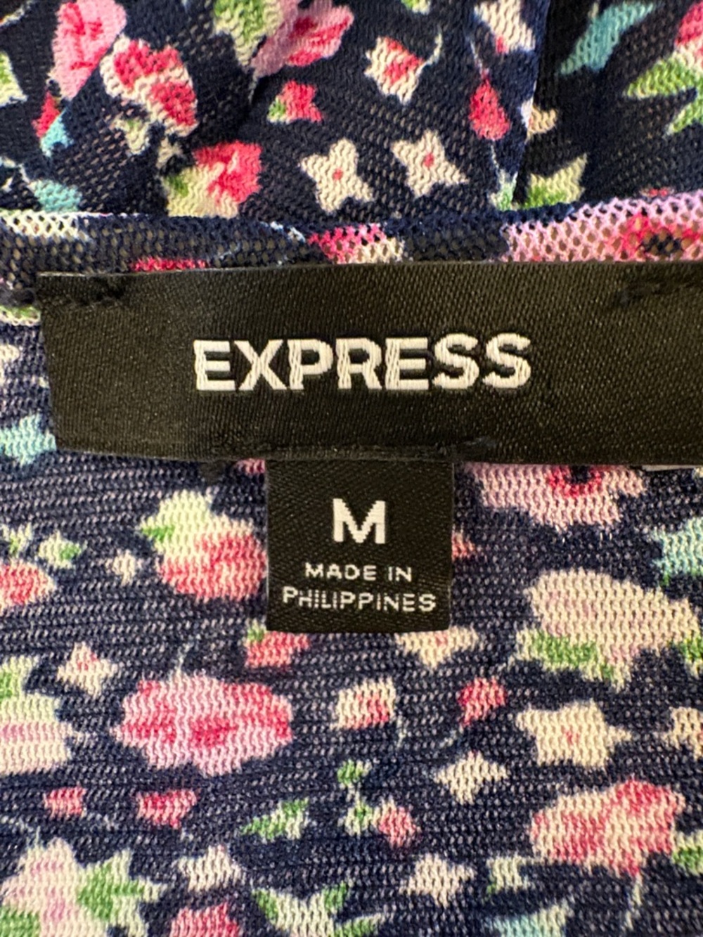 Express Floral Ruffle Tank Top - Picture 4 of 4